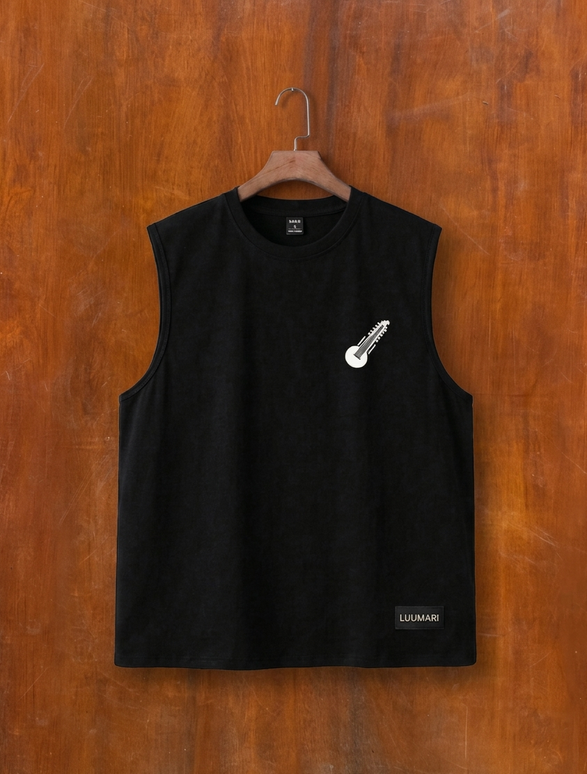 Black Sitar Tee